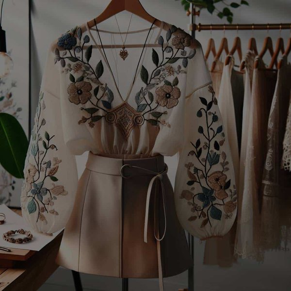 Comment associer des broderies délicates à des pièces modernes pour une tenue raffinée ?