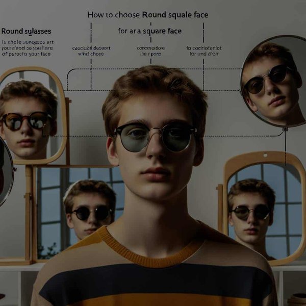 Comment choisir et porter des lunettes de soleil rondes pour un visage carré?